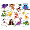 Drewniana Tablica Edukacyjna Zwierzęta Puzzle drewniane układanka SOWA ZÓŁW
