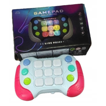 KONSOLA GRA MEMORY NA PAMIĘĆ DLA DZIECI GAMEPAD ZABAWKA DO GRY BATERIE AAA