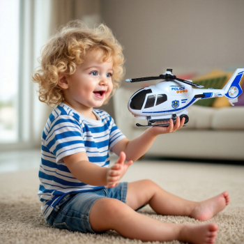 Helikopter projektor zabawka na pilot dla dzieci dźwięki dinozaurów światła