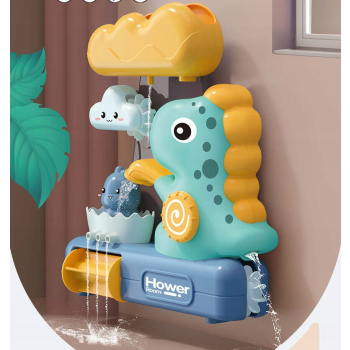 DINO ZABAWKA DO KĄPIELI WODY POD PRYSZNIC NA BASEN FONTANNA DINOZAUR