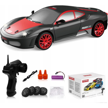 AUTO DO DRIFTU STEROWANY NA PILOT SAMOCHÓD DRIFT NAPĘD 4X4 AKUMULATOR USB