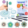 SPIROGRAF ZESTAW ARTYSTYCZNY do Rysowania 3D Szablony Zabawka Edukacyjna