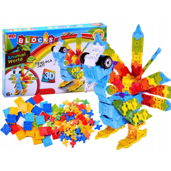 Kolorowe kreatywne Klocki 3D PAW 227ele ZA2519