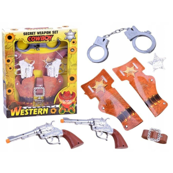Zestaw kowboja rewolwer kowbojski pistolet ZA2452