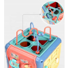 KOSTKA EDUKACYJNA SORTER UKŁADANKA SENSORYCZNA LABIRYNT 7w1 DLA DZIECI
