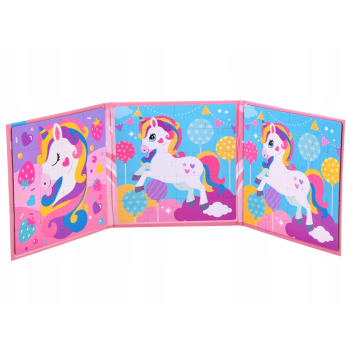 Książeczka Puzzle magnetyczne Jednorożec 40 ZA4269