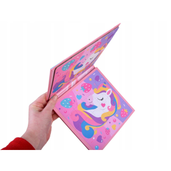 Książeczka Puzzle magnetyczne Jednorożec 40 ZA4269