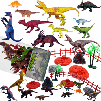 DINOZAURY FIGURKI JURASSIC Zestaw Dinozaurów