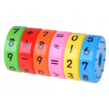 Magnetyczna Kostka Matematyczna Walec Obrotowy Do Nauka Liczenia Dla Dzieci
