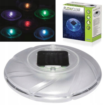 BESTWAY LAMPKA SOLARNA PŁYWAJĄCA DO BASENU CZUJNIK