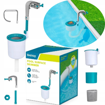 Skimmer DO czyszczenia BASENU Oczyszczacz Wody 2w1 DOZOWNIK chloru Bestway