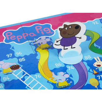 Gra planszowa Drabiny i węże Świnka Peppa GR0672