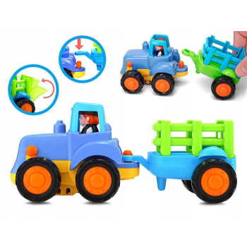 Traktor Koparka Wywrotka z Napędem ZESTAW ZA0020