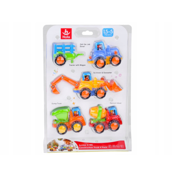 Traktor Koparka Wywrotka z Napędem ZESTAW ZA0020