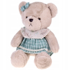 Pluszowy MIŚ - beżowa Zosia 58cm w zielonej VINTAGE sukience ZA5923 D