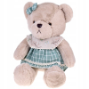 Pluszowy MIŚ - beżowa Zosia 58cm w zielonej VINTAGE sukience ZA5923 D