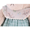Pluszowy MIŚ - beżowa Zosia 58cm w zielonej VINTAGE sukience ZA5923 D