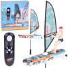 Zdalnie sterowany świecący WINDSURFER pływający na pilota RC0740