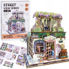 Drewniane PUZZLE 3D Seria budynek Kwiaciarnia 243 ele oświetlenie ZA6015