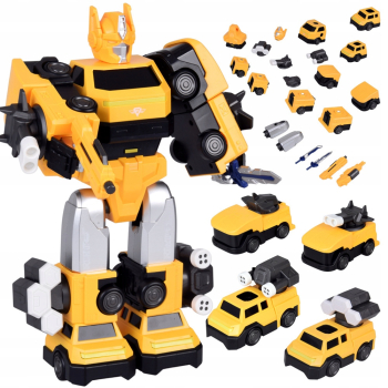 Zabawka Robot Magnetyczny Transformer 2w1– duża figurka – akcesoria ZA6009
