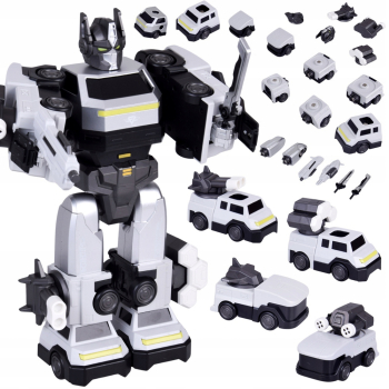 Zabawka Robot Magnetyczny Transformer 2w1– duża figurka – akcesoria ZA6009