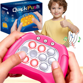 ELEKTRONICZNA GRA KONSOLA QUICK PUSH ZABAWKA SENSORYCZNA MEMORY POP IT PAD