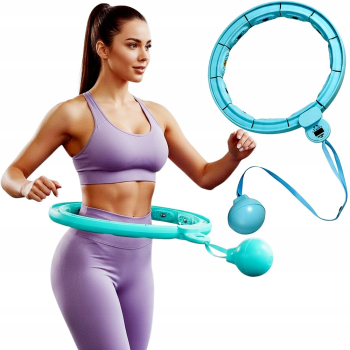 HULA HOP SMART PRO Z OBCIĄŻENIEM + LICZNIK MODELUJ SYLWETKĘ I TRENUJ W DOMU
